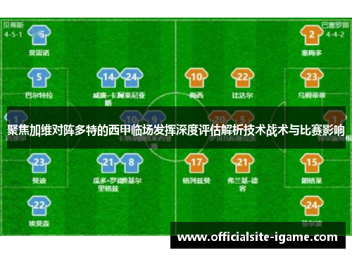 聚焦加维对阵多特的西甲临场发挥深度评估解析技术战术与比赛影响 聚焦加维对阵多特的西甲临场发挥深度评估解析技术战术与比赛影响